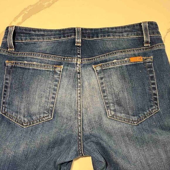 Joe's Jeans Mid-rise Skinny  Raw Hem Stretch  Size 27W - Picture 4 of 13